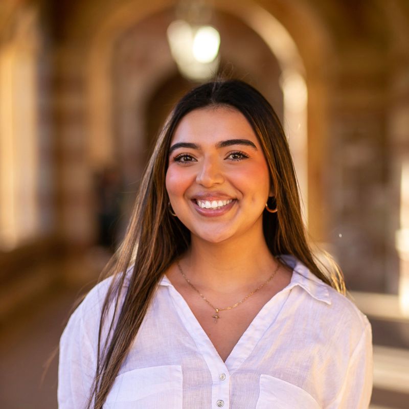 Portrait of $Alejandra Castellanos, Undergraduate Student